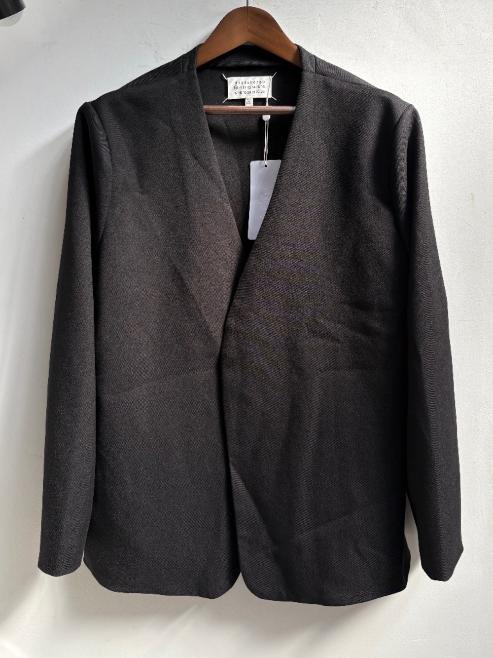 Margiela Collarless Tailored Jacket